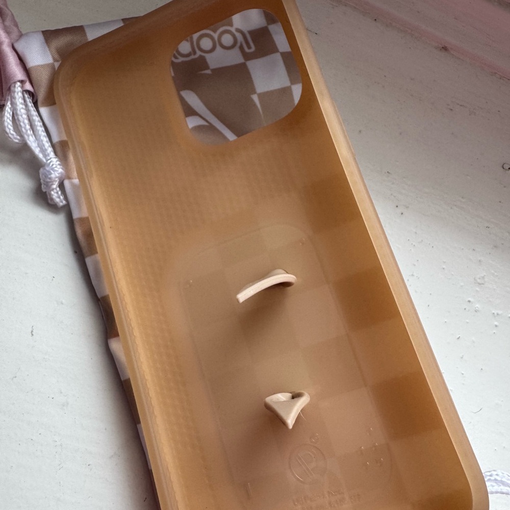 Checkered Phone Case with Loop - Picture 2 of 2